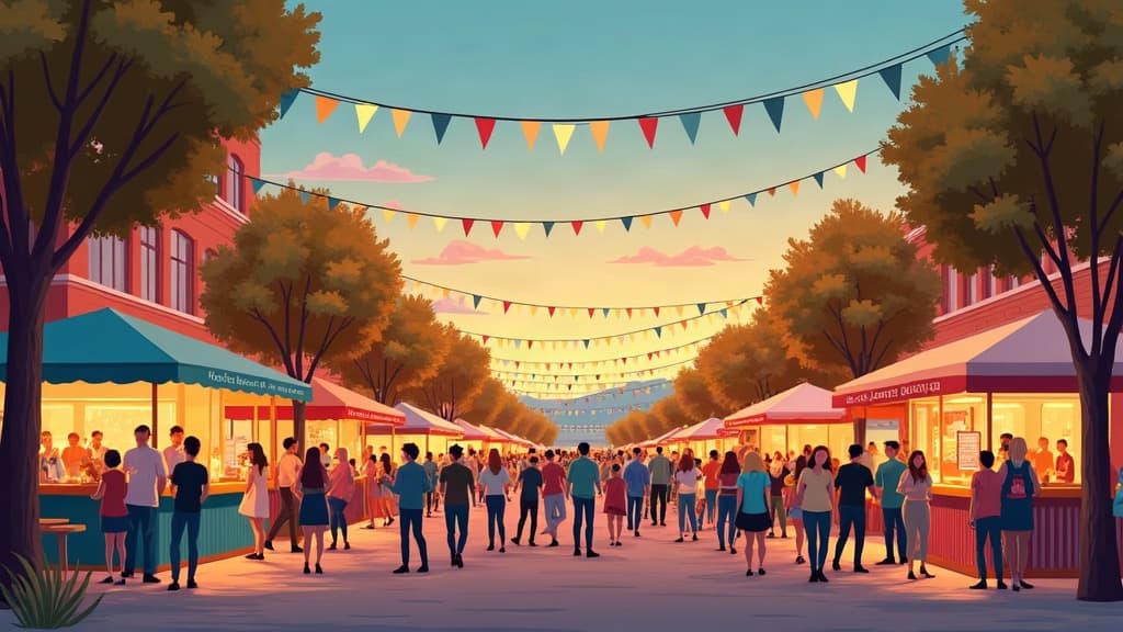 Editorial illustration: Exciting Events This Weekend in Twin Falls: October 9-11