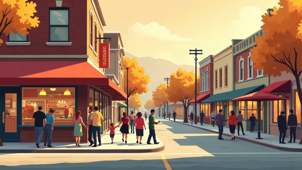 Editorial illustration: Best Bars in Twin Falls