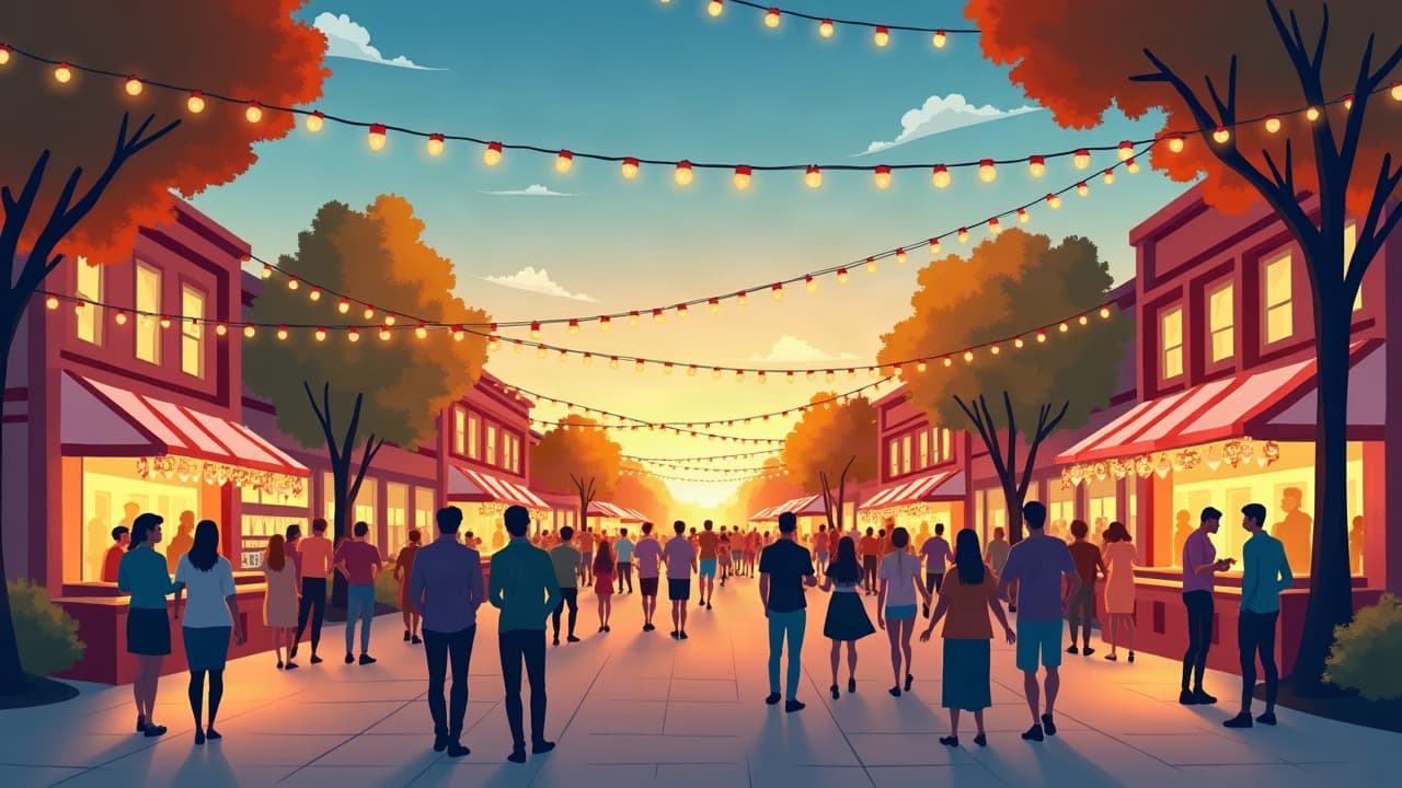 Editorial illustration: Explore Twin Falls: Health Fair, Halloween Fun & More!
