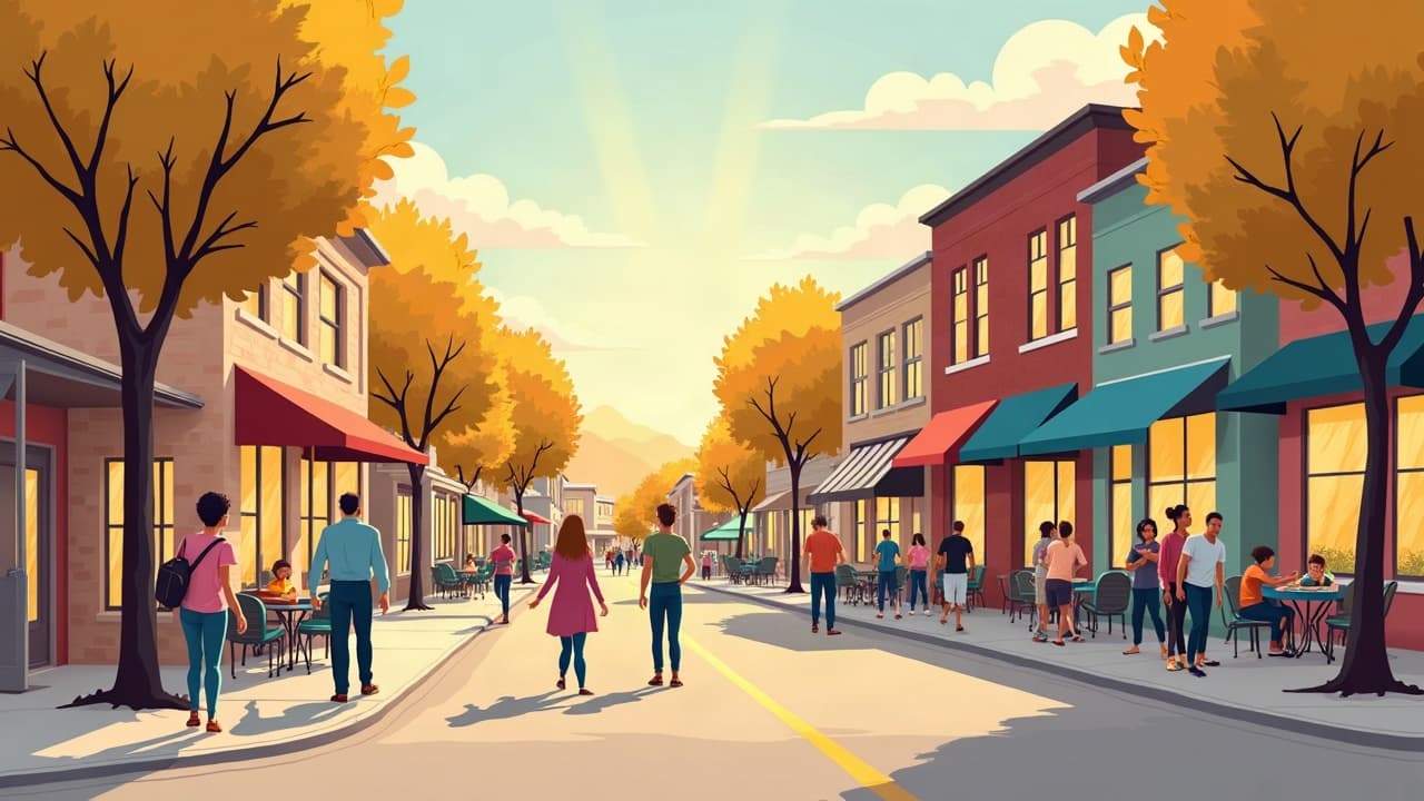 Editorial illustration: Local Shops and Boutiques in Twin Falls